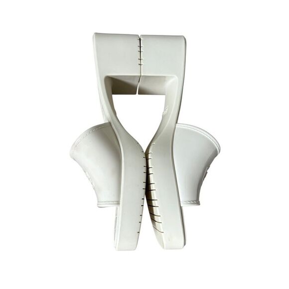 Coach Scarlett Rubber Sandals size 9 Chalk Off White Ivory - Picture 9 of 11